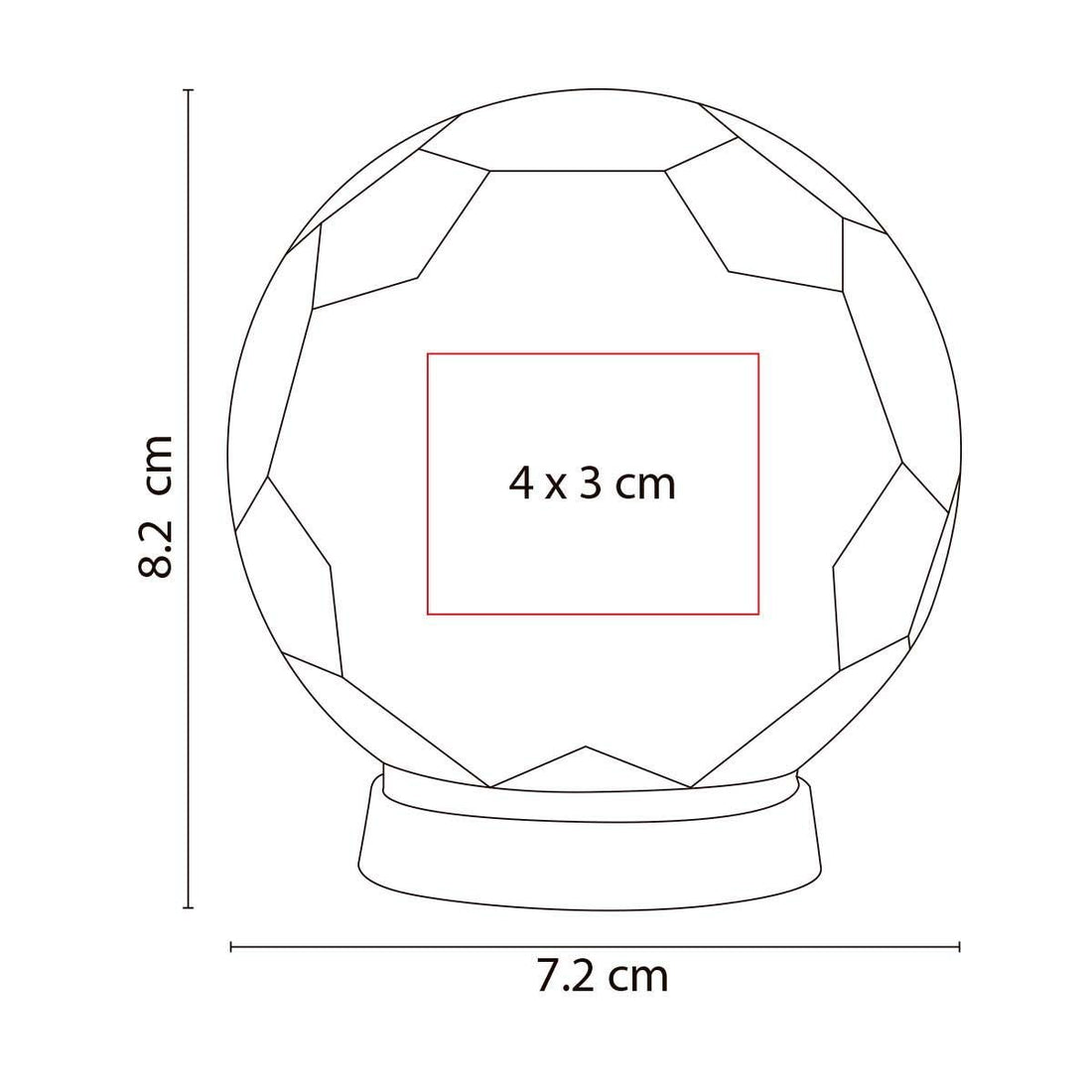 ALCANCIA EN FORMA DE BALON